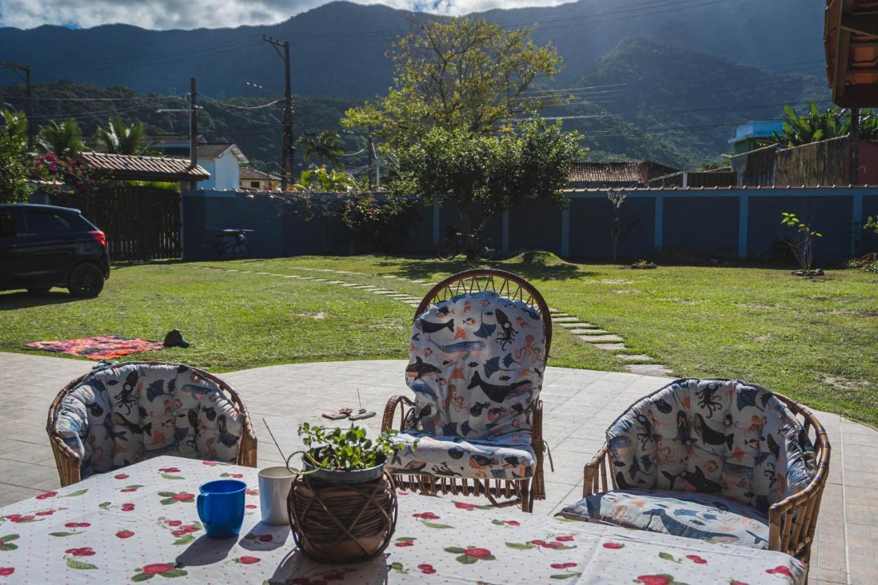 Casa vista para montanha Pet Friendly Caraguatatuba Exteriör bild
